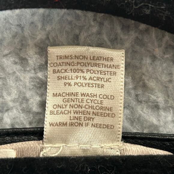 LOFT Sweater Womens‎ XS Maroon Crew Neck Long Sleeve Fuzzy Sweater - Picture 6 of 8